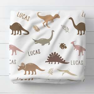 Baby wear: Personalised Dinosaur Blanket