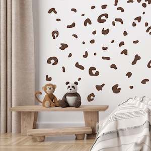 Baby wear: Leopard Print Wall Stickers