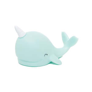 baby narwhal mini night light