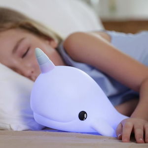 narwhal night light USB rechargeable