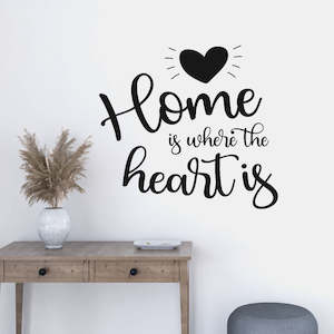 Baby wear: home is where heart is wall decal