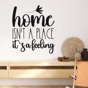 home is a feeling wall decal