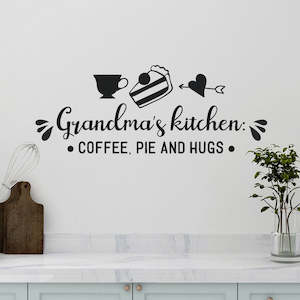 grandma's kitchen wall decal