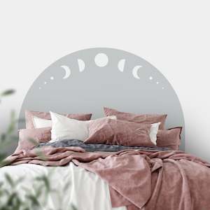 celestial arch headboard wall decal