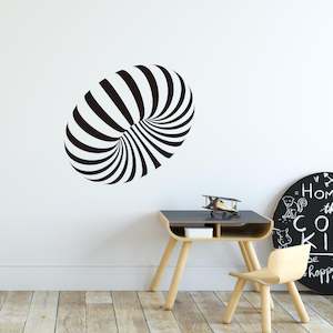 Baby wear: 3D ring wall decal