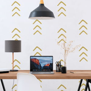 arrow pattern wall stickers