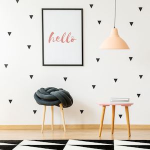 Baby wear: triangle wall stickers