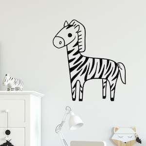 zebra nursery wall decal