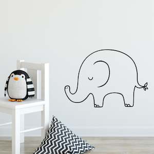 elephant nursery wall decal