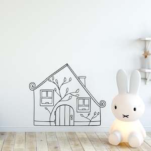 doll house wall decal