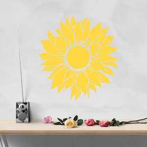 Baby wear: large sunflower wall decal