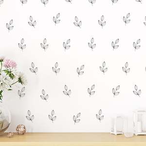 Baby wear: floral wall decals