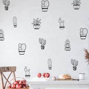 cactus wall decals