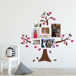 fruitful family tree wall decal ~ display your photos