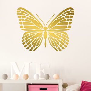 Baby wear: large butterfly wall decals