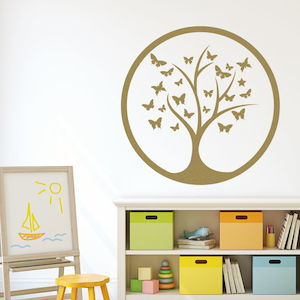 butterfly tree wall decal