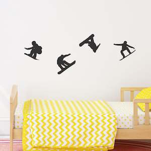 snowboarding wall decals