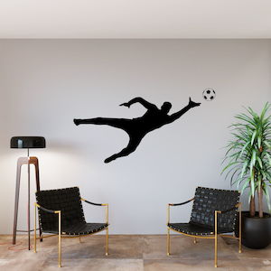 Baby wear: soccer player wall decal