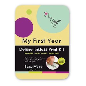 Baby wear: Baby Made (Belly Art) My First Year Deluxe Inkless Print Kit