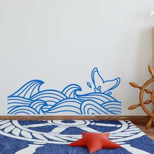 large ocean waves wall decal