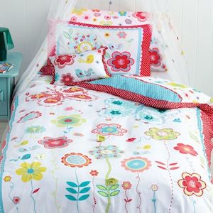 floral spot duvet cover king single