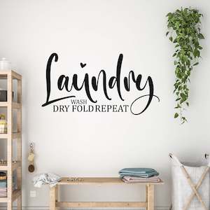 repeat laundry wall decal