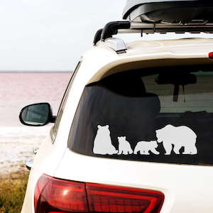 Baby wear: Bear Family Car Decals