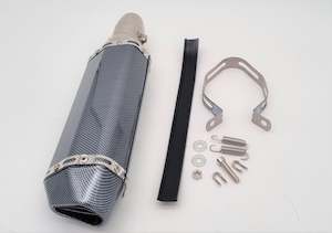 Exhaust Muffler: Performance 390mm Muffler Exhaust for Motorbike (4T307-1)