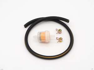 Plastic Fuel filter and 0.5m Fuel Hose 8mm x 4.5mm (2T135)