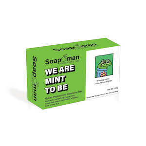 Soap manufacturing: Green Peppermint Cleansing Bar - SOLD OUT