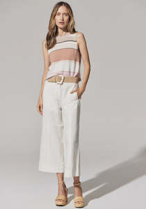 Clothing: Pol Estel Stripe Tank Pink Multi