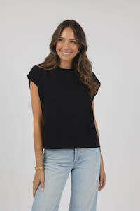 Clothing: Humidity Aster Top Black