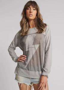 Clothing: One Teaspoon Lightning Bolt Burnout Longsleeve Tee