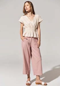 Clothing: Pol Miley Crop Pant Rose