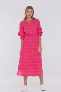 Clothing: Blak Aya Dress Fushia Fun