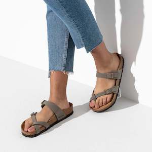 Clothing: Birkenstock Mayari Birko-Flor Regular fit  in Stone