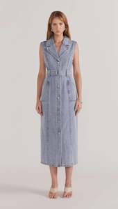 Staple The Label Calla Denim Midi Dress