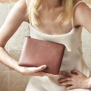 Status Anxiety New Day Clutch Dusty Rose