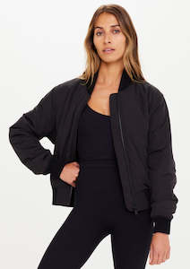 The Upside Kita Bomber Jacket in Black