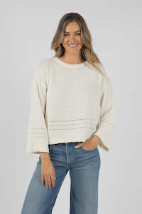 Clothing: Humidity Nora Jumper In Ivory