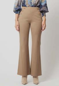 Clothing: Once Was Pheonix Viscose Nylon Twill Pant In Sesami