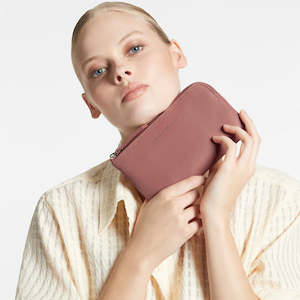 Status Anxiety Smoke and Mirrors Pouch in Dusty Rose