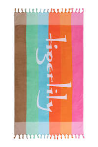 Tigerlily Kaleho Towel Multi Stripe