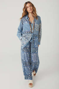 Clothing: Spell Sunshine Bandit  Shirt Dress Top Chambray