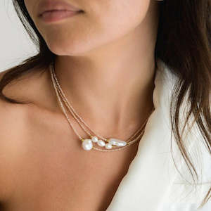 Clothing: Indigo and Wolfe Koa Pearl Necklace