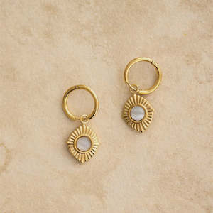 Clothing: Indigo and Wolfe Adriana Earrings Gold