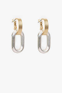 Clothing: Antler Stevie Earring Gold & Silver