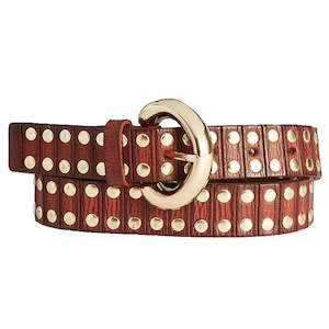 Clothing: Hollstar Sadie Leather Belt in Tan