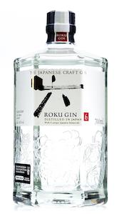 Roku Japanese Gin 700ml Gift Pack with Glass