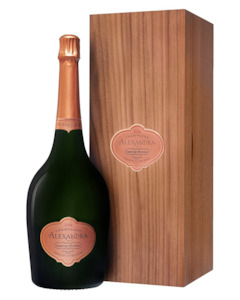 Laurent Perrier Alexandra Rose 2004 Wooden Gift Box